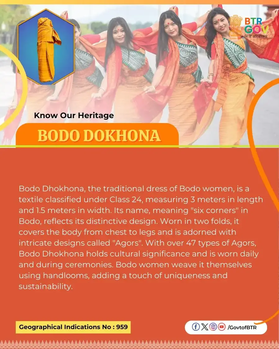 GI Tags to Bodo Traditional Items - Bodo Dokhona