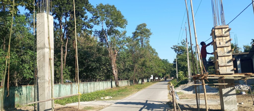 Raimona National Park Gate construction