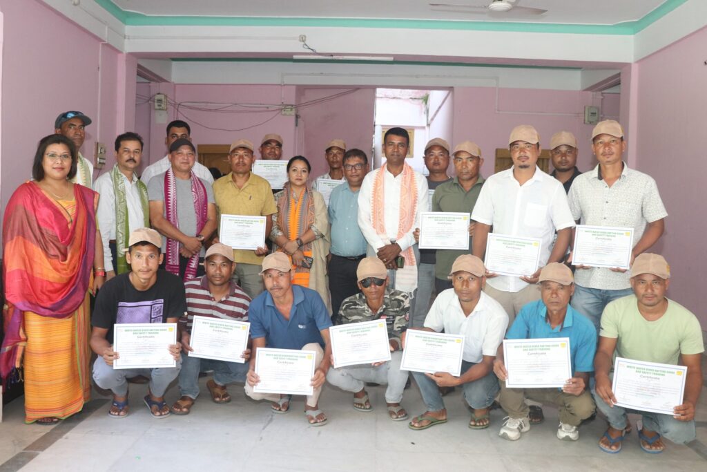 Participant of River Rafting Training